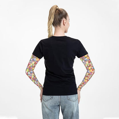 Arm Sleeves Outdoor Garden Sports Cooling Sun Sleeve for Women Men Farm