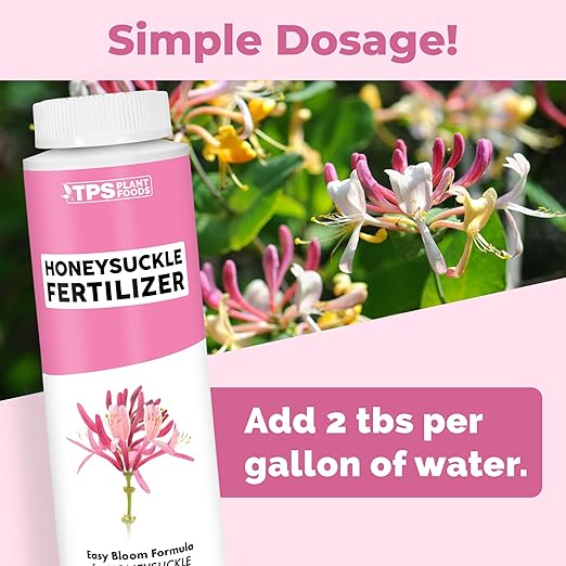 Honeysuckle Fertilizer for Honeysuckle Plants, Great for Vines, Shrubs, and Ground Covers, Liquid Fertilizer by TPS Plant Foods, 8 oz (250mL)
