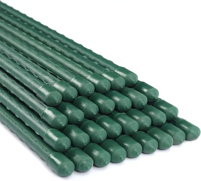 Garden Stakes 36 Inches Steel Plant Stakes Tomato Stakes 3ft Pack of 25