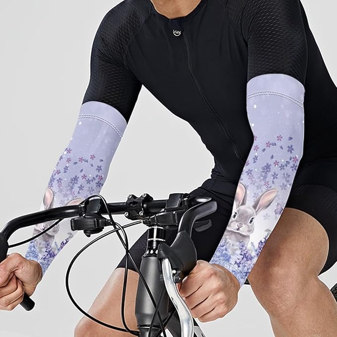 Binienty Unisex Arm Sleeves for Driving, Golf, Cycling, Sports, UV Protector Cooling Arm Sleeves Cover