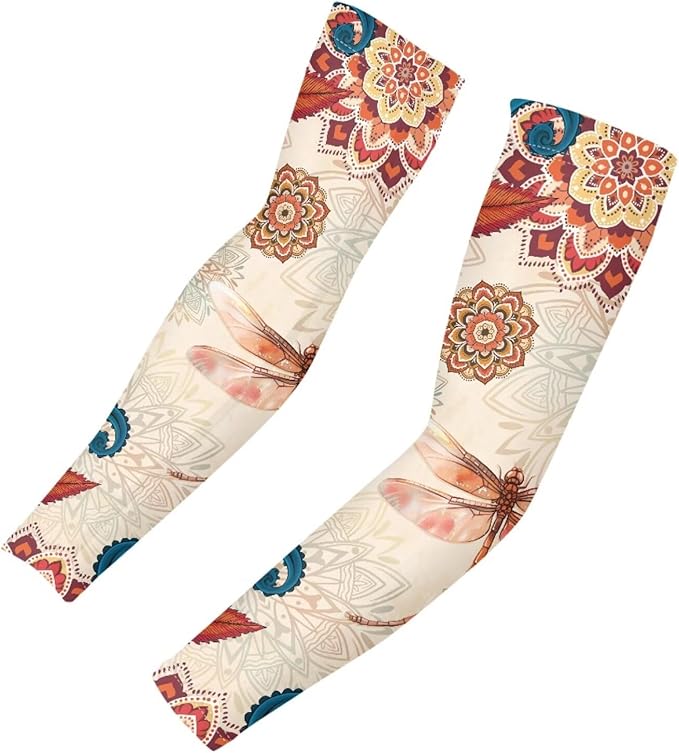 Binienty Unisex Arm Sleeves for Driving, Golf, Cycling, Sports, UV Protector Cooling Arm Sleeves Cover
