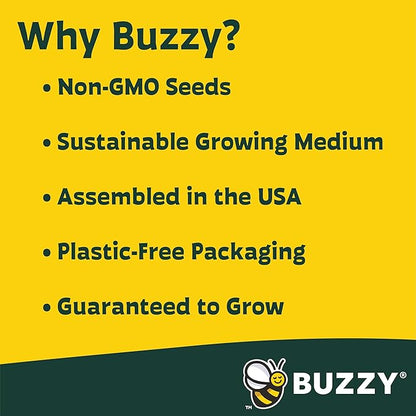 BUZZY Seeds Sunflower Seed Starter Kit Bulk 20 Pack – Mini Terracotta Grow Pots, Flower Gardening Kits for Wedding Favors & DIY Crafts