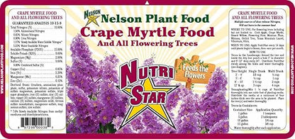 Crape Myrtle & All Flowering Trees Desert Willow Mimosa Orchid Tree Indoor Outdoor Container Grown Granular Fertilizer NutriStar (15 lb.)