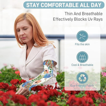 Gardening Sleeves for Women Farm Sun Protection Thorn Proof Cooling Arm Sleeves to Cover Arms for Garden Sports