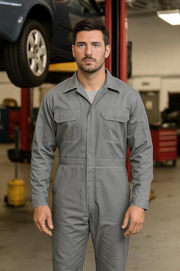 Just In Trend Mens Flame Resistant FR Coverall with multiple options