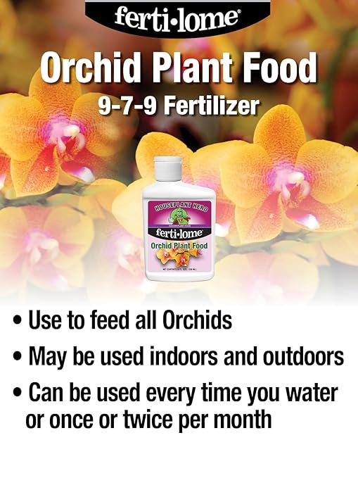 Houseplant Hero Orchid Plant Food - 9-7-9 House Plant Fertilizer (8 Ounces)