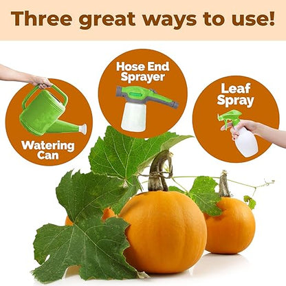 Pumpkin Fertilizer, Complete Liquid Pumpkin Squash and GORD Plant Food, 1 Gallon (128 oz)