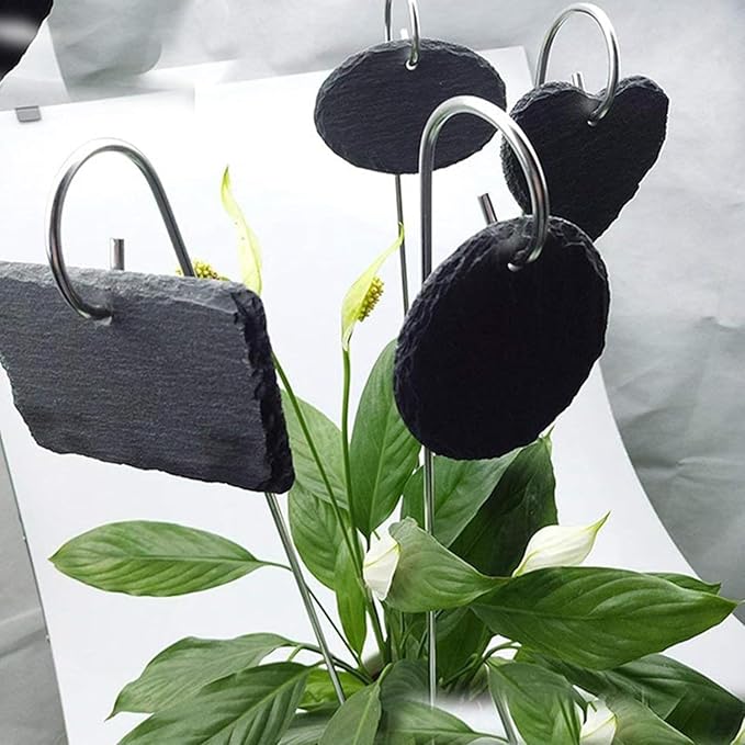 20pcs Stainless Steel Plant Labels - Hanger and Stake, Rustproof Garden Sign Stakes