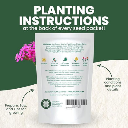 Northeast Natives Mix – 67,000 Seeds for Planting – 2026 Season – 4 Ounce Pouch