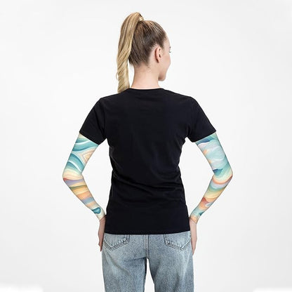 Arm Sleeves Outdoor Garden Sports Cooling Sun Sleeve for Women Men Farm