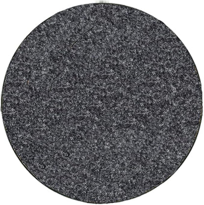 Curtis Wagner Plastics Corp. MA-400 Fabric Plant Mat (4" Diameter, Charcoal Gray, 5-Pack) - Round Fabric Plant Coasters - Use as Planter, Coaster or Pads for Your Arts & Crafts