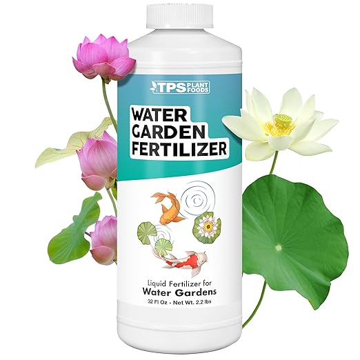 Water Garden Fertilizer, Complete Liquid Water Garden Plant Food, 32 oz (1 Quart)