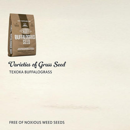 O.M. Scott and Sons Buffalograss Seed, Naturally Drought Tolerant Native Grass Seed, 350 sq. ft., 0.7 lb.