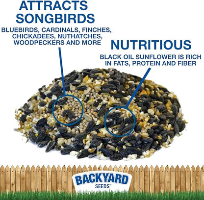 CountryMax Backyard Seeds Songbird Blend Bird Seed Great Variety (14 Pounds)