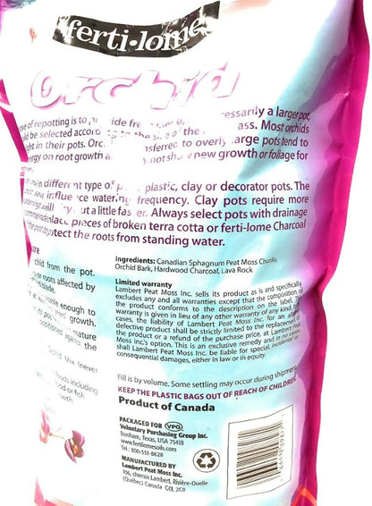 Floral (Colors May Vary) 0066498098271 Fertilome Floral 4qt Potted Soil Orchid Mix, 1 EA