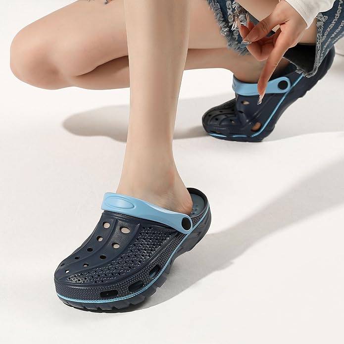 Women Men Orthopedic Clogs Arch Support Garden Shoes Sandals Slippers with Plantar Fasciitis Insoles