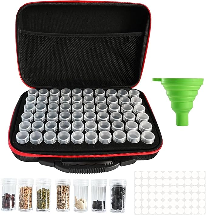 Seed Organizer Storage Box, 60 Slot Seed Organizer For Categorizing And Storing