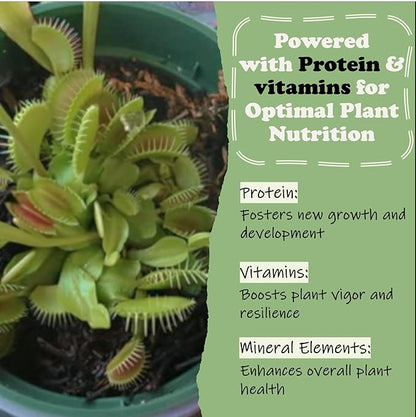 Venus Flytrap Food, Solid Gel Carnivorous Plant Food, 2.5OZ. Designed for Venus Fly Trap, Sundew, Pitcher Plants and Other Carnivorous Plants