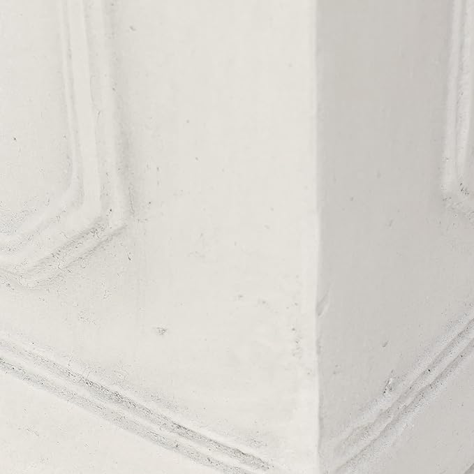 Burgos Outdoor Small Planter - Cast Stone - Antique White