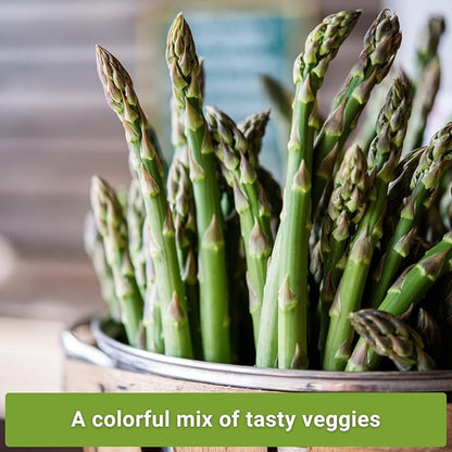 Sow Right Seeds - Perennial Vegetable Seed Collection for Planting - Artichoke, Rhubarb, and Asparagus - Tasty and Nutritious Favorites for Outdoor Garden - Non-GMO Heirloom Packets with Instructions