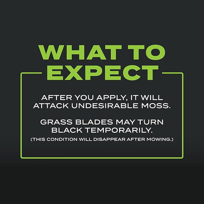 Scotts Turf Builder Triple Action for Moss Control, Moss Killer and Lawn Fertilizer, Covers Up to 8,000 sq. ft., 40 lbs.