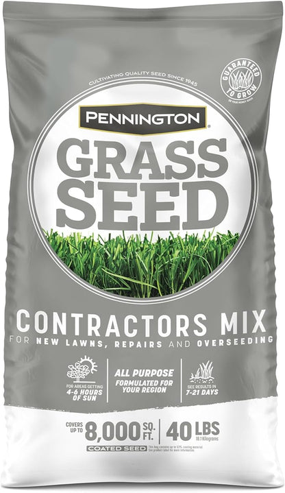 Pennington Contractors Grass Seed Mix Northern Mix 40 lb