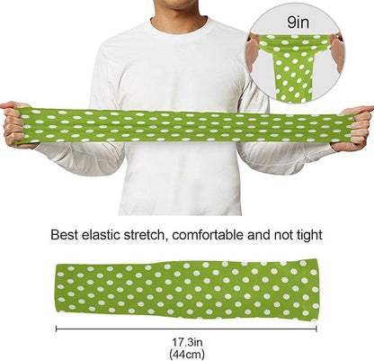 Wamika Gardening Sleeves Spring Globe Daisy Flowers Farm Sun Protective Arm Sleeves with Tumb Hole