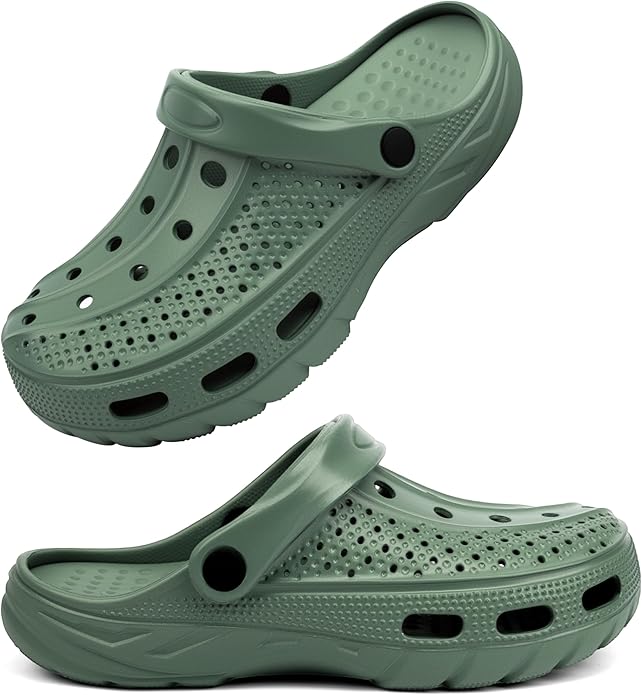 Women Men Orthopedic Clogs Arch Support Garden Shoes Sandals Slippers with Plantar Fasciitis Insoles