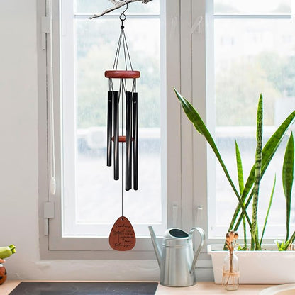 Dragonfly Decor Memorial Wind Chimes, Memorial Gifts Wind Chimes, Dragonfly Gifts for Women WindChimes for Outside, Sometimes Remembrance Sympathy Gift for Loss of Loved One, 26" Inches
