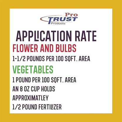 Flower & Vegetable 15-15-14 Fertilizer, 4 Pounds - Formulated for Annuals, Perennials, Vegetables & Bulbs