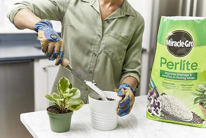 Miracle-Gro Perlite, Helps Improve Drainage and Aeration in Potting Mixes, Enriched with Plant Food, 8-quart (2-Pack)