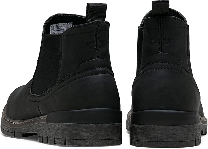Jousen Chelsea Boots Casual Slip On Ankle Waterproof Mens Boots