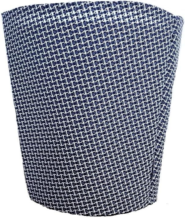 Plants by Mail Gal. Plant Koo-z Pot Sleeve Cover (Color: Sea Breeze) - Made from UV Resistant Decorative Outdoor Fabric - Blue / White
