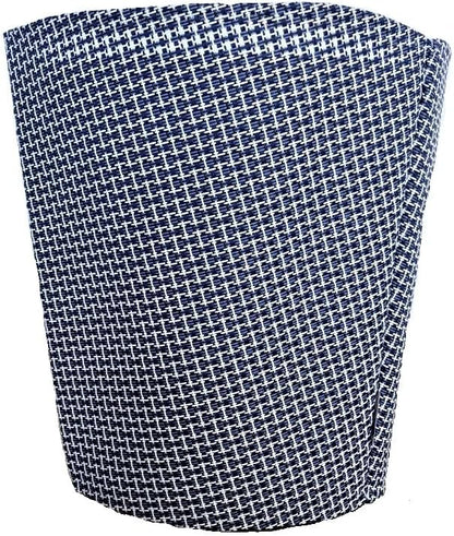 Plants by Mail Gal. Plant Koo-z Pot Sleeve Cover (Color: Sea Breeze) - Made from UV Resistant Decorative Outdoor Fabric - Blue / White