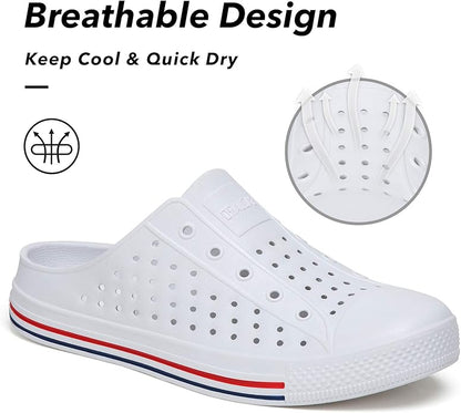 SAGUARO Women's Men's Garden Clogs Shoes Casual Slippers Unisex Quick Drying Sandals Summer Anti-Skid Beach Shoes