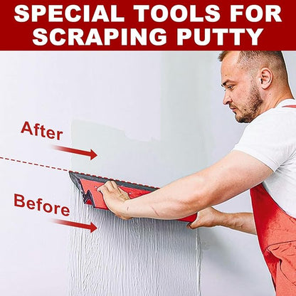 40 Inch Drywall Skimming Blade, Replaceable 0.38mm Stainless Steel Blade, Drywall Trowel for Gyprock, Drywall and Wall-Boardrd, Ergonomically Designed Grip