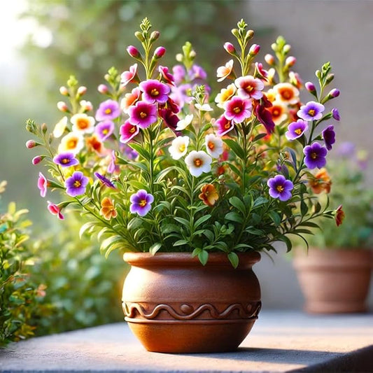 Seeds Nemesia Galaxy Seed Mix 450+ Seeds for Planting Annual Flowers