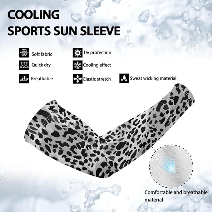 Binienty Unisex Arm Sleeves for Driving, Golf, Cycling, Sports, UV Protector Cooling Arm Sleeves Cover