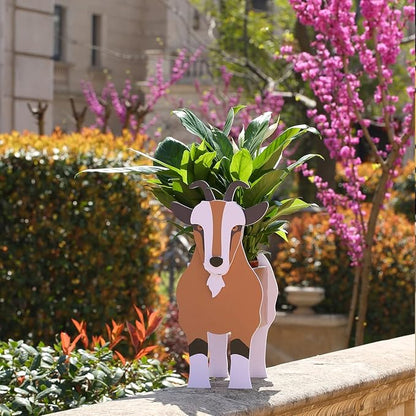 Goat Gifts: Cute Goat Flower Pots, Outdoor Garden Decor, Christmas & Birthday Gifts for Women, Office & Home Decor