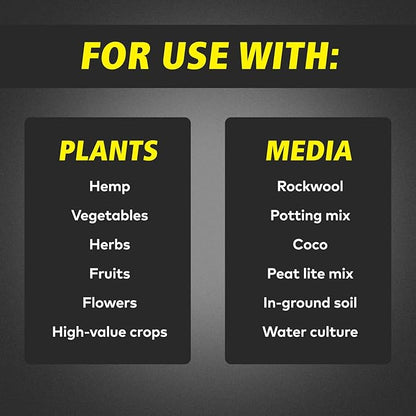 General Hydroponics FloraSeries Advanced Nutrient Fertilizer System, 3-Part Bundle with FloraMicro, FloraBloom and FloraGro, 16 oz.
