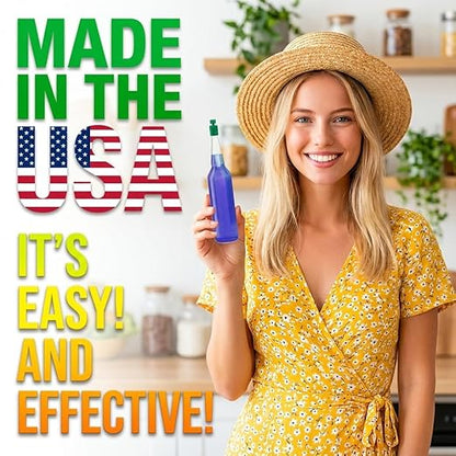 All-Purpose Liquid Plant Food Fertilizer (6-Pack) | Concentrated Nutrient Solution for Indoor & Outdoor Plants | Bloom Booster Nutrient Solution for Vibrant Growth & Strong Roots | Made in The USA