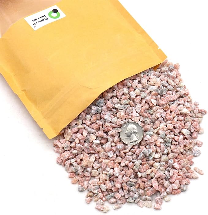 Coarse Sand. Pink Color. 1/8 Inch 10 lbs. for Potting Soil, Succulents, Pots, Plants, Gardening, Indoor, Crafting, Vase Fillers, Landscaping (X-Mini, COARSE Sand - Pink Crystal, 10)