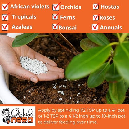Nutricote 18-6-8 Slow-Release Orchid Fertilizer 15 oz – 180-Day All-Purpose
