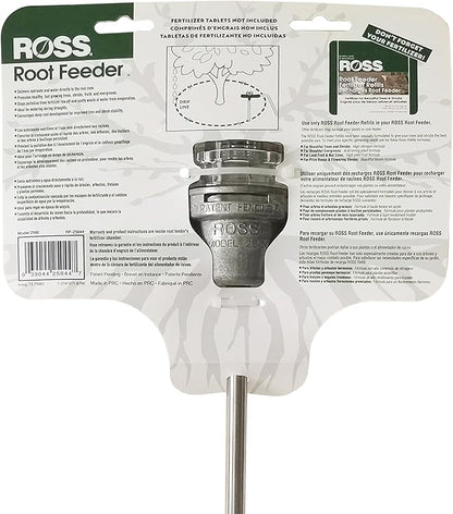 Ross Heavy Duty Metal Root Feeder, Deep Root Watering Tool and Fertilizer Injector, 31.5" x 10"