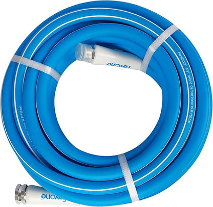 Fevone Kink Free Garden Hose 25 ft, All Weather Flexible, Heavy-Duty & Durable, Leak-Free Connection