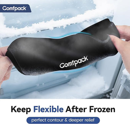 Neck Ice Pack Wrap, Cervical Ice Pack, Flexible Gel Ice Pack for Neck, Hot & Cold Compress Cold Pack for Injuries, Sore Neck, Tonsillectomy, Thyroidectomy, Surgery Recovery, Office Pressure