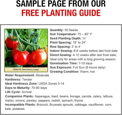 Survival Garden Heirloom Seeds Non GMO - 105 Varieties of Herb, Fruit and Vegetable Seeds for Planting Home Garden Plus Seed Storage Organizer Vault - Non Hybrid Open Pollinated by Grow For It