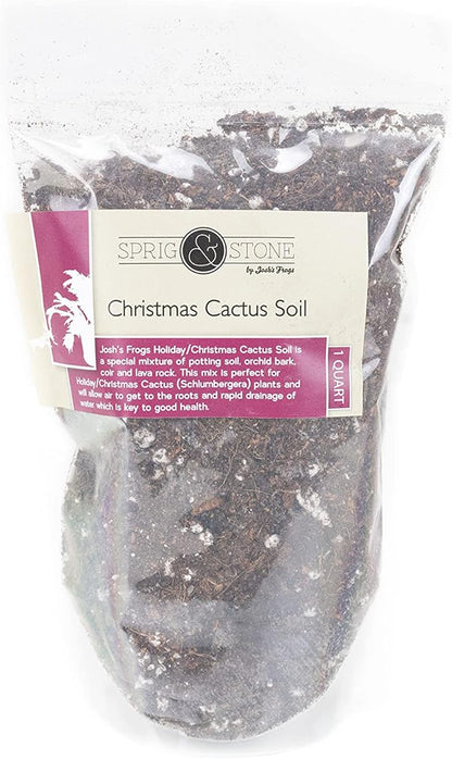Josh's Frogs Holiday/Christmas Cactus Soil (1 Quart)