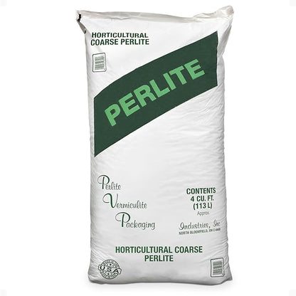 Organic Perlite Planting Soil Additive, White, 4-Cubic Feet (2-Pack)