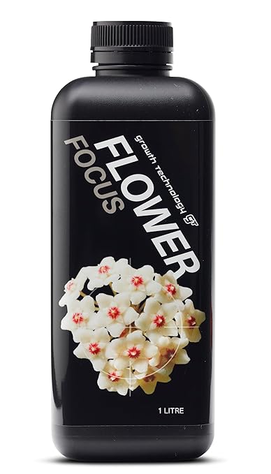 Growth Technology GT Flower Focus Liquid Plant Nutrient w/Balanced Minerals for Abundant Blooms, Vibrant Color & Healthy Growth – Indoor Houseplants, Outdoor Garden Flowering Plants – 1 Quart (946ml)
